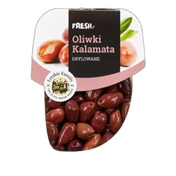 Oliwki Kalamata marynowane drylowane Fresh Pack 200 g Lyrakis Family
