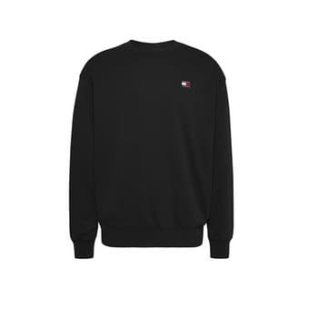 Bluza męska tommy jeans badge crew czarna M