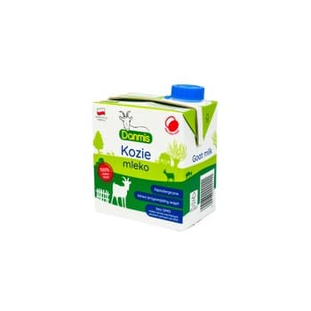 Kozie mleko poddane wysokiej obróbce termicznej ( temperatura obróbki 122°C/ czas 120 sekund) 0,5l Danmis