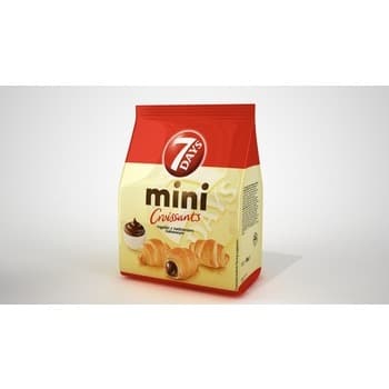 7DAYS Mini Croissants rogalik z nadzieniem kakaowym 185 g