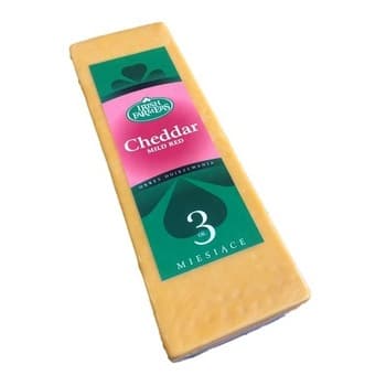 Cheddar Irish Farmers mild red blok około 2,5kg