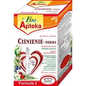 Malwa Fito Apteka herbatka ziołowa ciśnienie norma suplement diety 20x2g