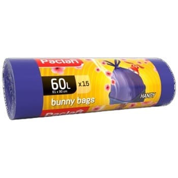 Paclan Bunny Bugs worki na śmieci zapachowe 60L 15SZT.