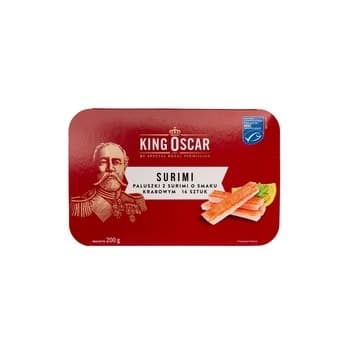 King Oscar Surimi paluszki o smaku krabowym 200g