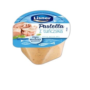 Pastella pasta z tuńczyka Lisner 80g