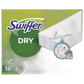 Swiffer Dry Ściereczki zbierające kurz 18 sztuk