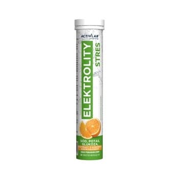 ACTIVLAB Elektrolity Stres Smak pomarańczowy (tuba/20 tab.) Suplement diety.