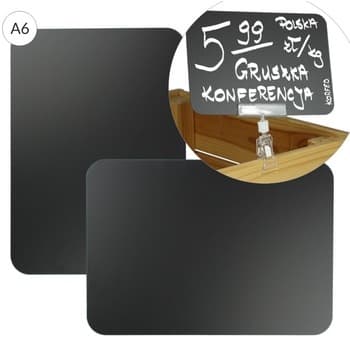 Korfed Etykiety kredowe A6 (14,8x10,5cm) x10szt.