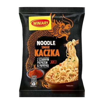 WINIARY Nudle Kaczka z czarnym pieprzem & papryką 62g