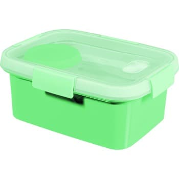 Pojemnik na żywność prostokątny LUNCH KIT Smart to go Mix miętowy/ jasnoszary/ brzoskwiniowy 1,2L Curver