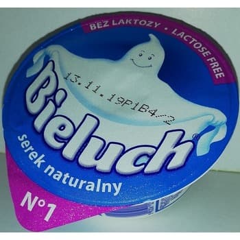 Bieluch Serek Naturalny bez laktozy 150g