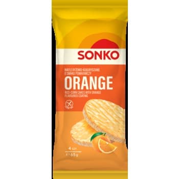 Wafle ryżowo-kukurydziane o smaku limonki