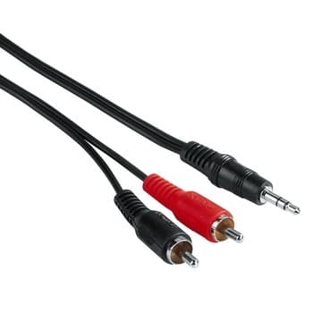 Kabel Jack 3,5mm - 2xCinch Hama 5m