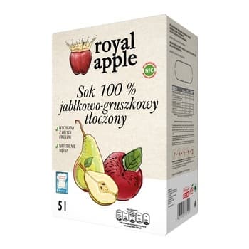 Sok Royal apple jabłko - gruszka 5L