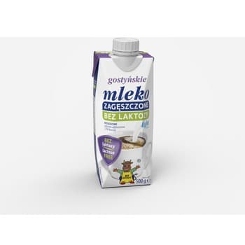 Spółdzielnia Mleczarska w Gostyniu. Mleko zagęszczone niesłodzone bez laktozy light 2,5% gostyńskie 500g