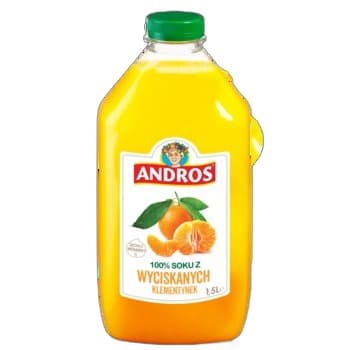 ANDROS sok z klementynek wyciskanych 1,5L
