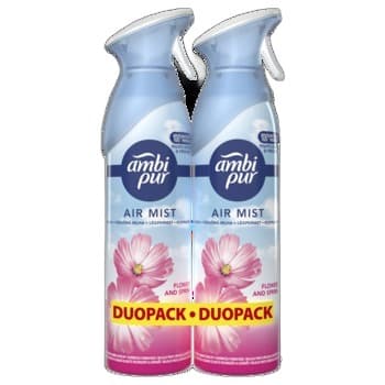 Ambi Pur Flowers & Spring Odświeżacz powietrza w sprayu 2 x 185 ml