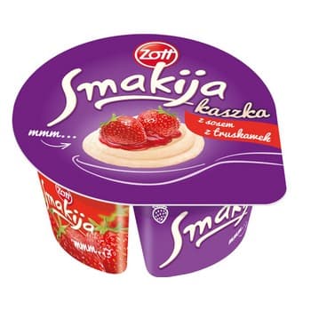 Smakija Kaszka z sosem truskawkowym 130 g