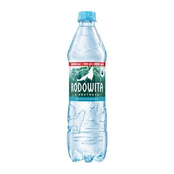 Rodowita z Roztocza Naturalna woda mineralna niegazowana 1,5L SYSTEM KAUCYJNY