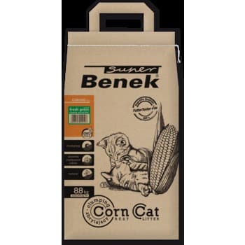 Super Benek Corn Cat Classic Zielona Trawa 14L