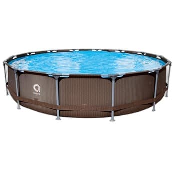 Basen okrągły 4,27x0,84m "Rattan" ze stelażem i filtrem 2006 l/h Avenli