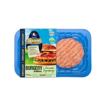 BURGER PREMIUM Z KURCZAKA ZAGRODOWEGO, ŚWIEŻY, ZAGRODOWY 260G