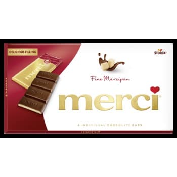 merci czekolada z nadzieniem marcepanowym 112 g.