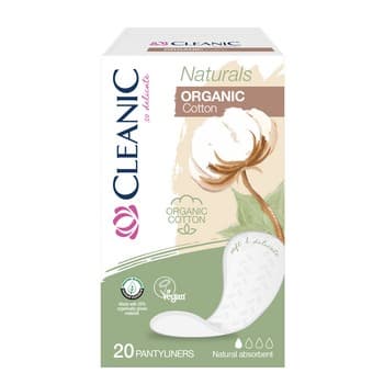 Wkładki higeniczne dla kobiet Cleanic Naturals Organic Cotton 20 sztuk