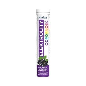 ACTIVLAB Elektrolity Odporność Pharma Smak czarna porzeczka (tuba/20 tab.) Suplement diety.