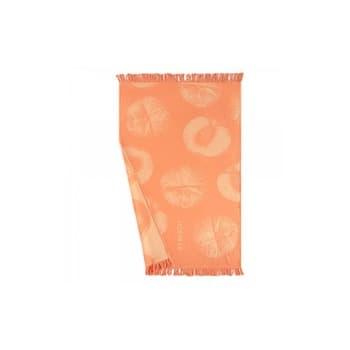 Ręcznik Fouta Aprict 100x160 cm 220 g/m2 kolor pomarańczowy