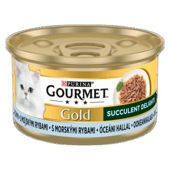 Gourmet GOLD Succulent Delights z rybami oceanicznymi