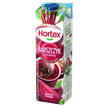 Hortex Czerwony Barszczyk sok karton 1L