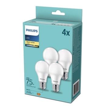 Żarówka LED Philips 10W E27 4 szt. 2700K