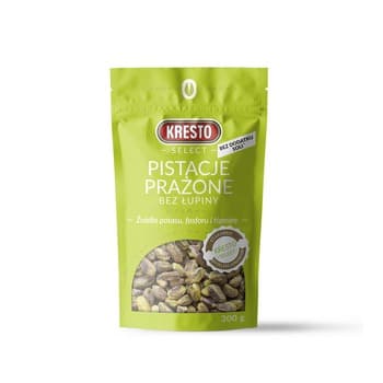 Kresto Select Pistacje prażone bez łupiny bez dodatku soli 300g