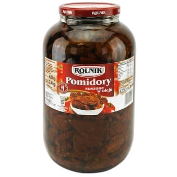 Pomidory suszone w oleju Rolnik 4250 ml