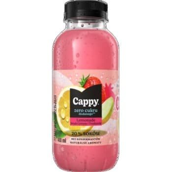 Cappy Lemonade o smaku Cytryny i Truskawki 400 ml - Kaucja