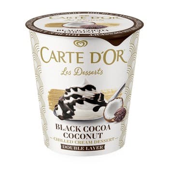 Deser CARTE D'OR Kokos z czarnym kakao- kokos 140g