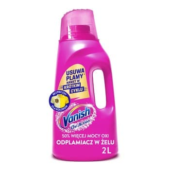 Vanish Oxi Action Pink odplamiacz w żelu 2l