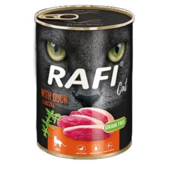 RAFI Cat z kaczką - karma dla kota 400g
