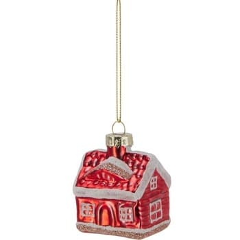Figurka świąteczna szklana 6cm