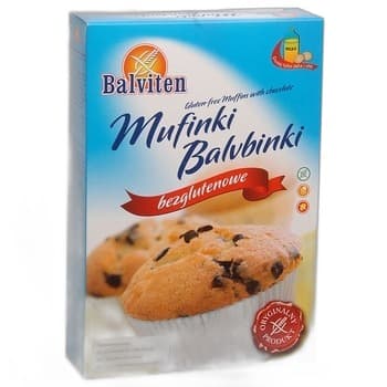 Balviten Mufinki Balvbinki z kawałkami czekolady 280g.