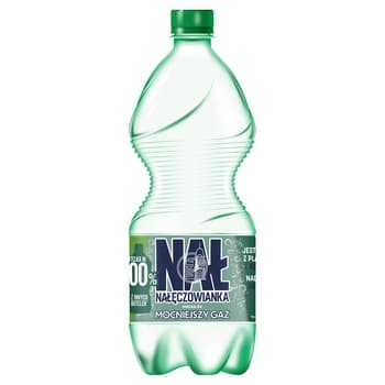 Nałęczowianka Naturalna woda mineralna mocniejszy gaz gazowana 1 l PET
