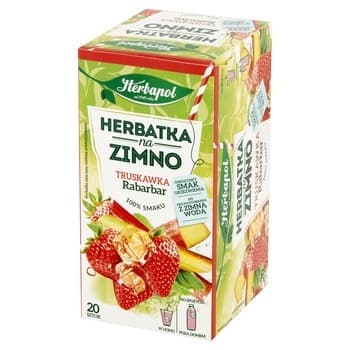 Herbapol Herbatka na zimno Truskawka i Rabarbar 20TB/36G