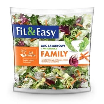 MIX SAŁAT FAMILY UNIA EUROPEJSKA 200G FIT&EASY