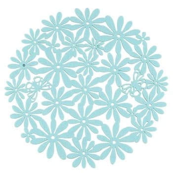 Mata filcowa okrągła śr. 30 cm dek. Kwiaty Miętowa Altom Design