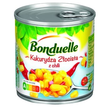 Bonduelle Kukurydza złocista z chili 212ml