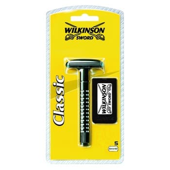 R- Wilkinson Sword Classic Maszynka na żyletki i żyletki do maszynki do golenia 5 sztuk