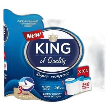 KING Ręcznik papierowy super compact 2 rolki 3-warstwowy