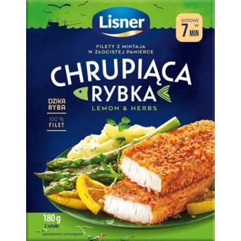 Chrupiąca Rybka Lemon & Herbs LISNER 180g
