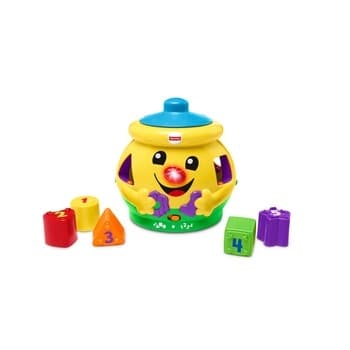 Fisher-Price Garnuszek na klocuszek Zabawka interaktywna 6m+ K0428